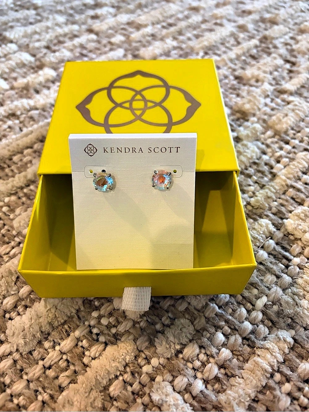 Kendra Scott Jolie Stud Earrings Dangle Earrings in Blue & Pink NWT